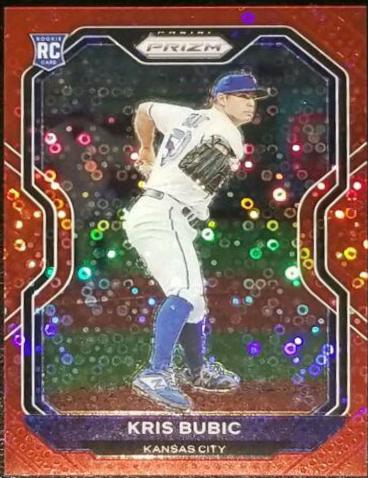 Kris Bubic [Red Donut Circles Prizm] #198