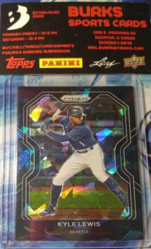 Kyle Lewis [Navy Blue Cracked Ice Prizm] #117