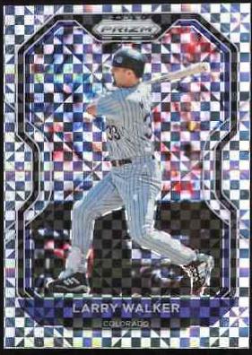 Larry Walker [Power Plaid Prizm] #69