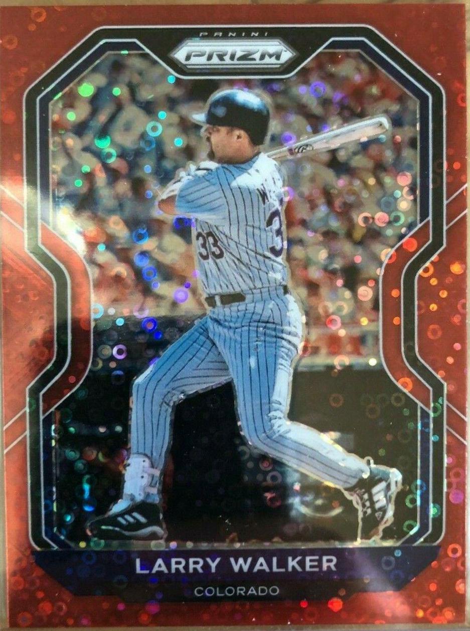 Larry Walker [Red Donut Circles Prizm] #69