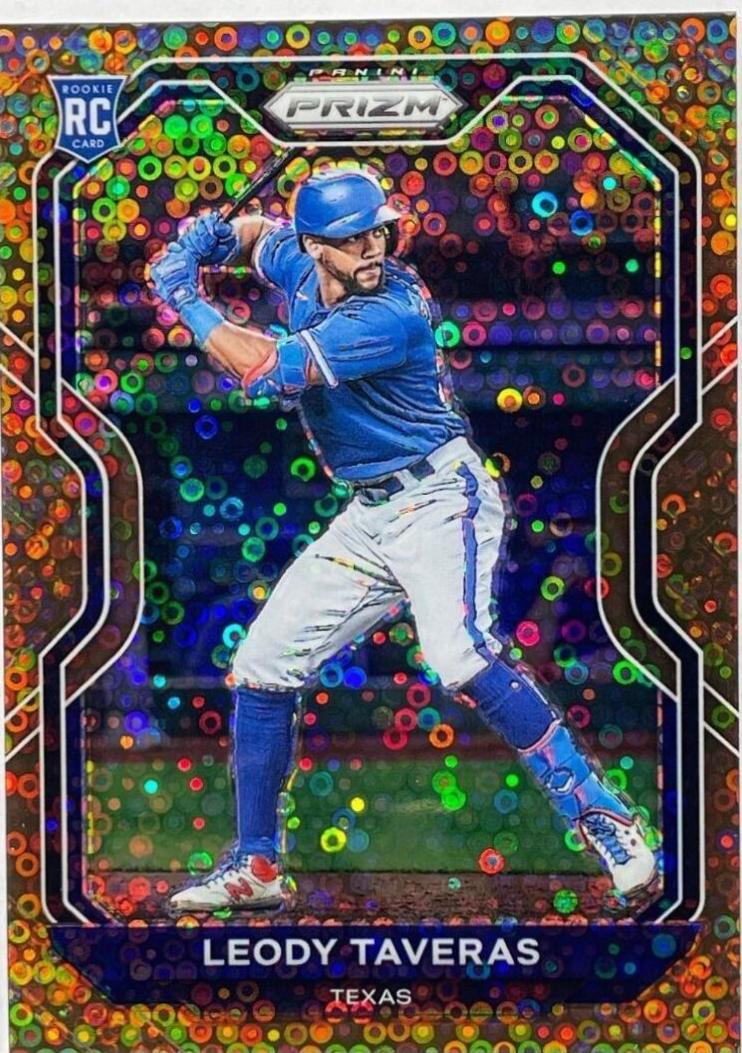 Leody Taveras [Bronze Donut Circles Prizm] #127
