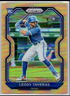 Leody Taveras [Neon Orange Prizm] #127
