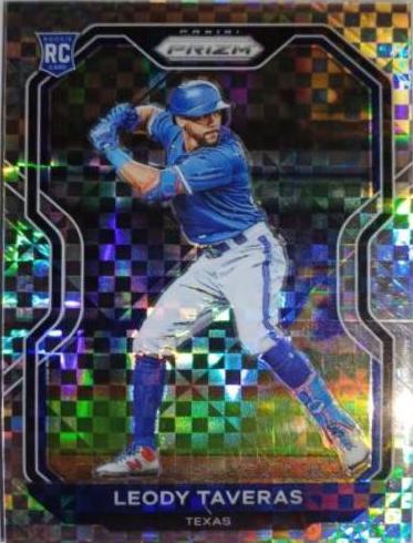 Leody Taveras [Power Plaid Prizm] #127