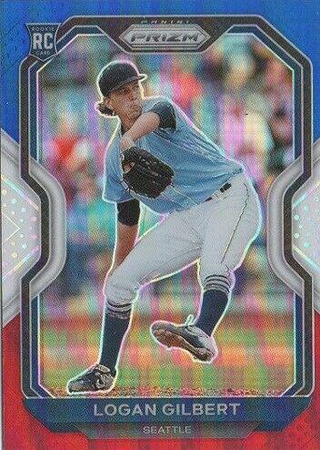 Logan Gilbert [Red, White, and Blue Prizm] #93