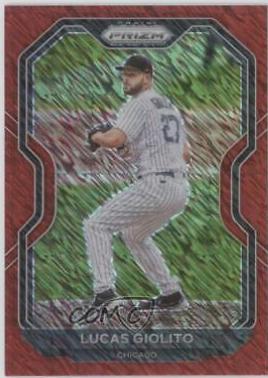 Lucas Giolito [Red Shimmer Prizm] #216