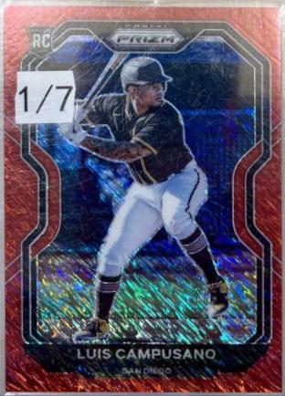 Luis Campusano [Red Shimmer Prizm] #8