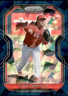 Luis Castillo [Navy Blue Cracked Ice Prizm] #210