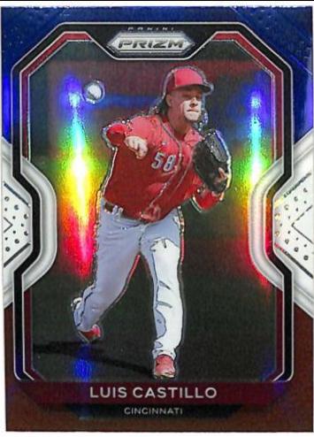 Luis Castillo [Red, White, and Blue Prizm] #210