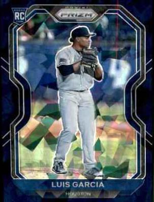 Luis Garcia [Navy Blue Cracked Ice Prizm] #90