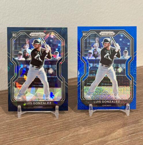 Luis Gonzalez [Navy Blue Cracked Ice Prizm] #163