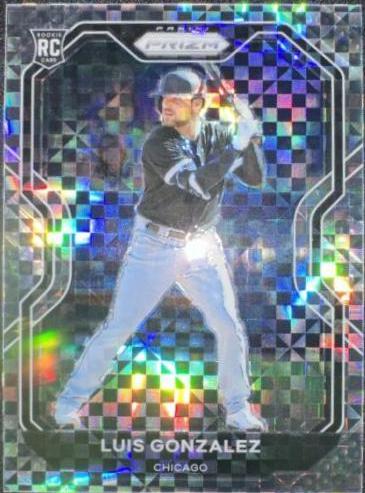 Luis Gonzalez [Power Plaid Prizm] #163