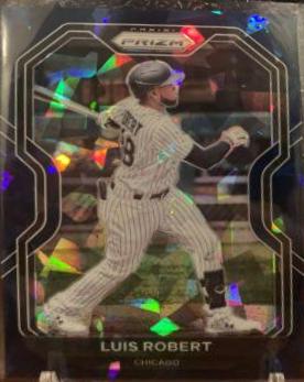 Luis Robert [Navy Blue Cracked Ice Prizm] #248