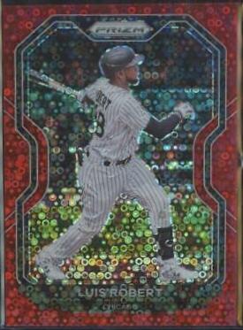 Luis Robert [Red Donut Circles Prizm] #248