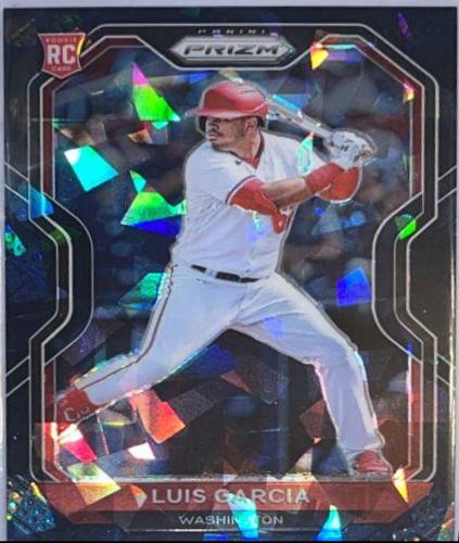 Luis V. Garcia [Navy Blue Cracked Ice Prizm] #57