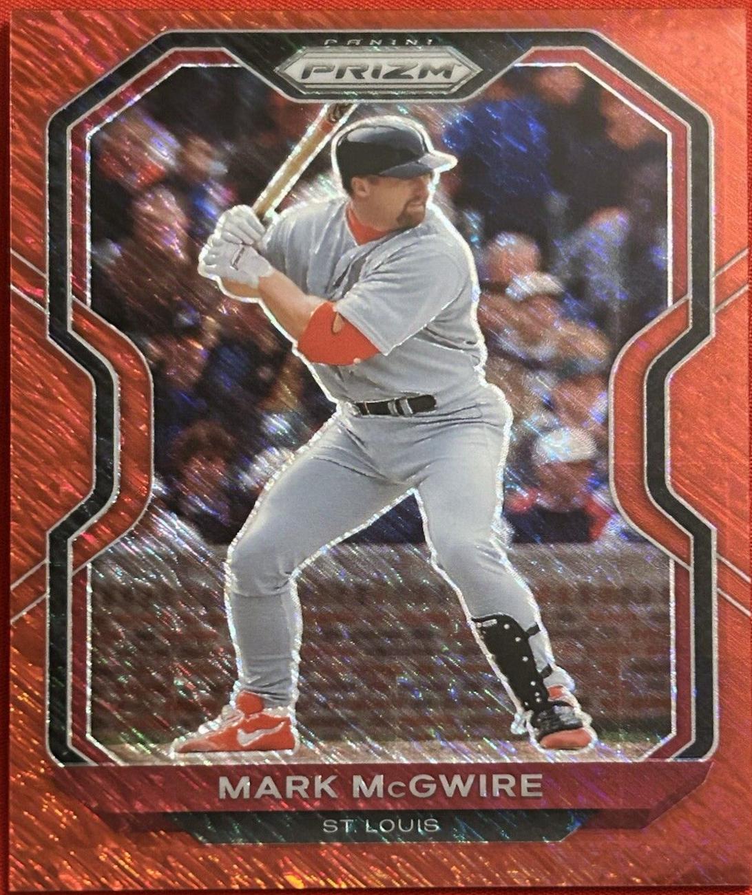 Mark McGwire [Red Shimmer Prizm] #58
