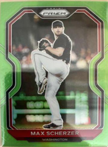 Max Scherzer [Lime Green Prizm] #32