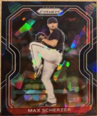 Max Scherzer [Navy Blue Cracked Ice Prizm] #32