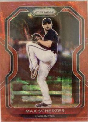 Max Scherzer [Red Donut Circles Prizm] #32