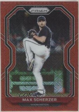Max Scherzer [Red Mojo Prizm] #32