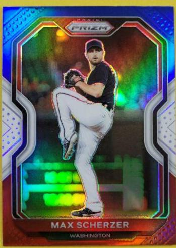 Max Scherzer [Red, White, and Blue Prizm] #32