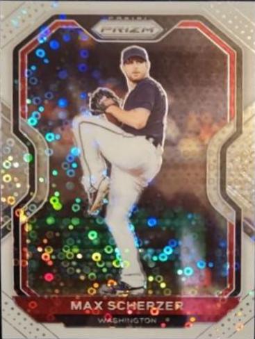 Max Scherzer [White Donut Circles Prizm] #32