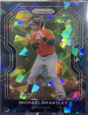 Michael Brantley [Navy Blue Cracked Ice Prizm] #243