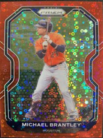 Michael Brantley [Red Donut Circles Prizm] #243