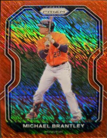 Michael Brantley [Red Shimmer Prizm] #243