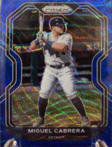 Miguel Cabrera [Blue Mojo Prizm] #250