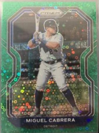 Miguel Cabrera [Green Donut Circles Prizm] #250