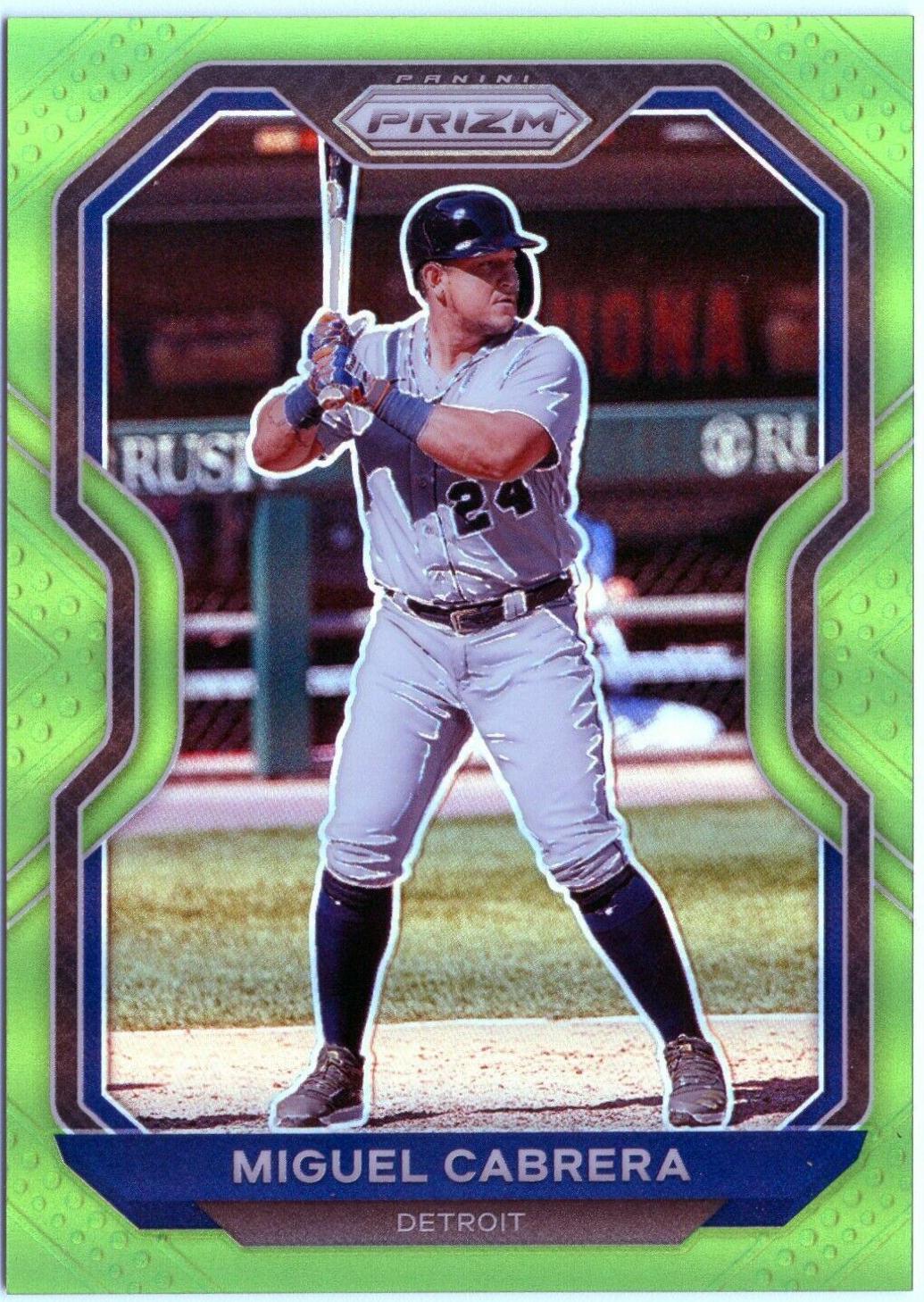 Miguel Cabrera [Lime Green Prizm] #250