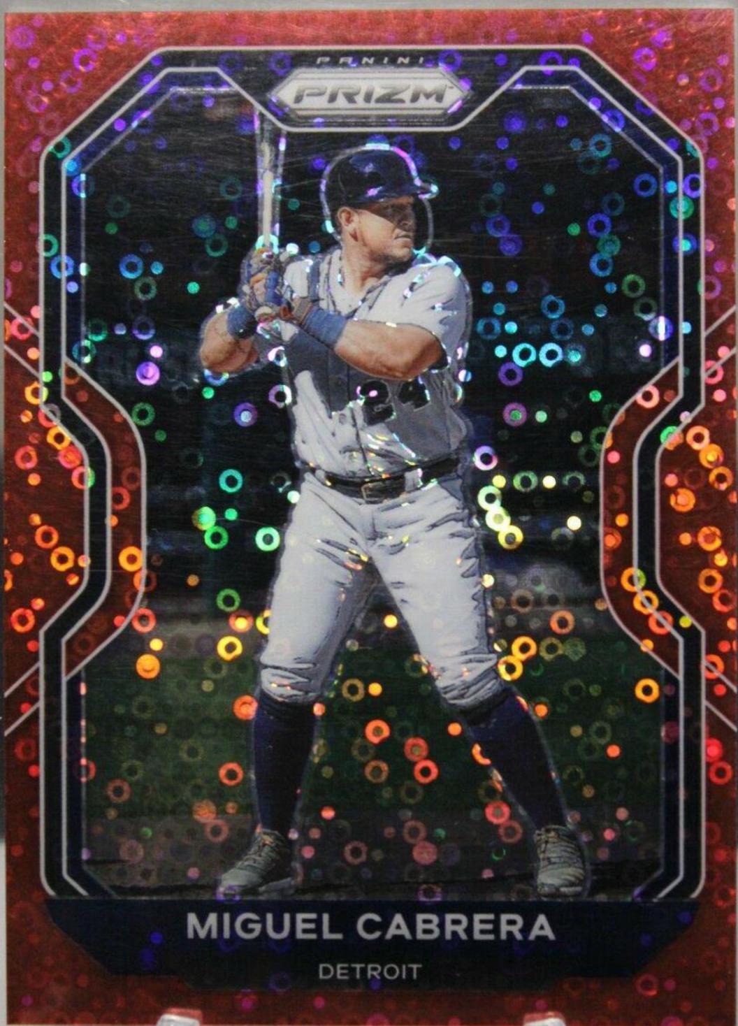 Miguel Cabrera [Red Donut Circles Prizm] #250