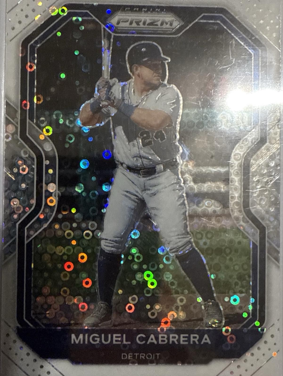 Miguel Cabrera [White Donut Circles Prizm] #250