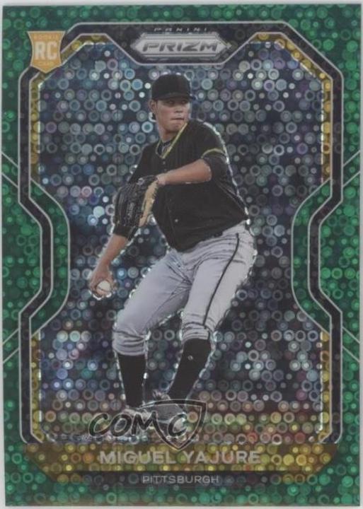 Miguel Yajure [Green Donut Circles Prizm] #165