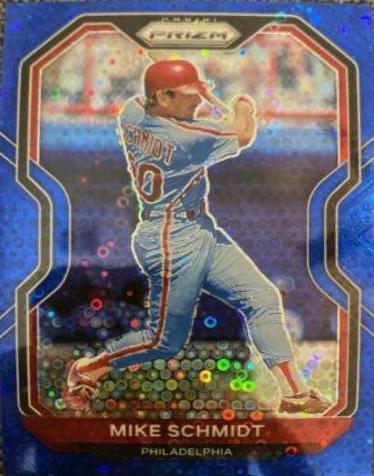 Mike Schmidt [Blue Donut Circles Prizm] #124