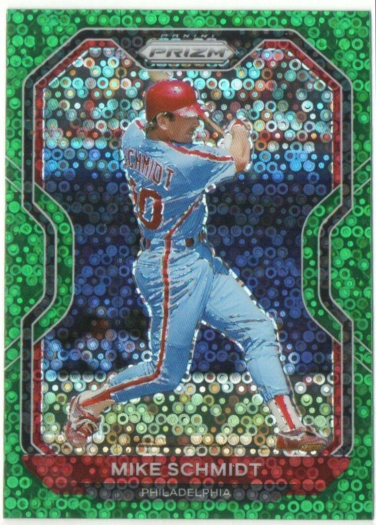 Mike Schmidt [Green Donut Circles Prizm] #124