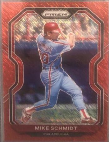 Mike Schmidt [Red Shimmer Prizm] #124