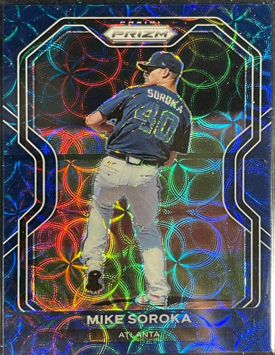 Mike Soroka [Navy Blue Kaleidoscope Prizm] #174