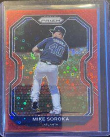 Mike Soroka [Red Donut Circles Prizm] #174