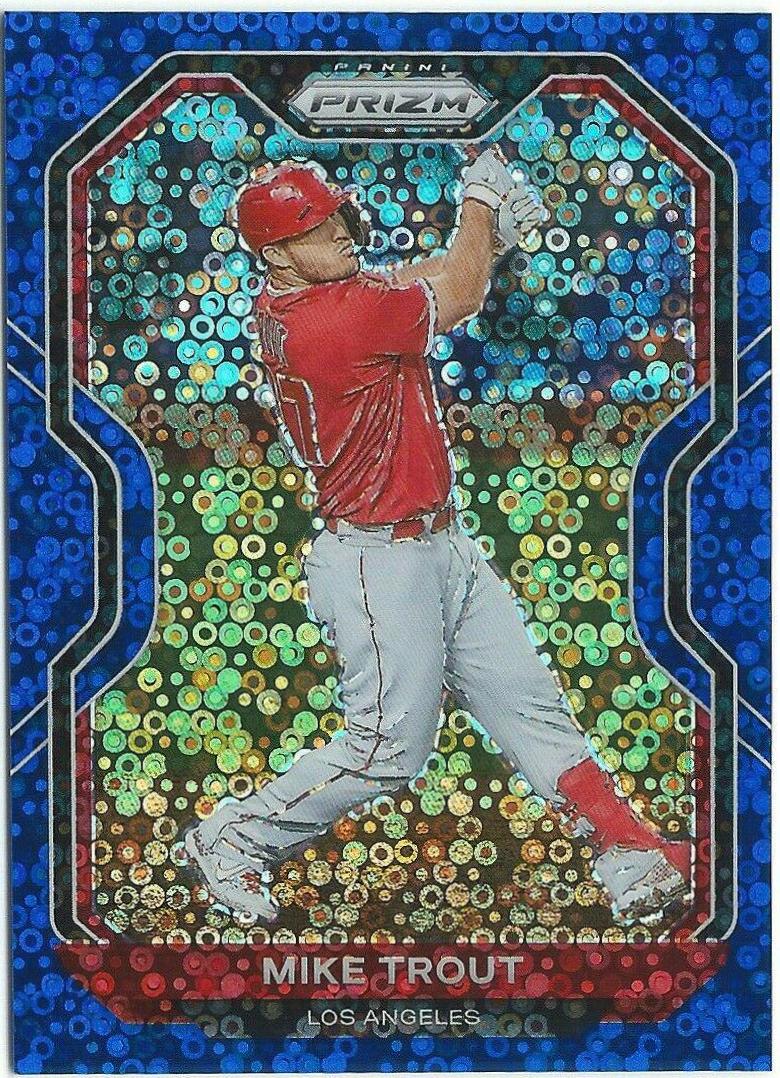 Mike Trout [Blue Donut Circles Prizm] #173