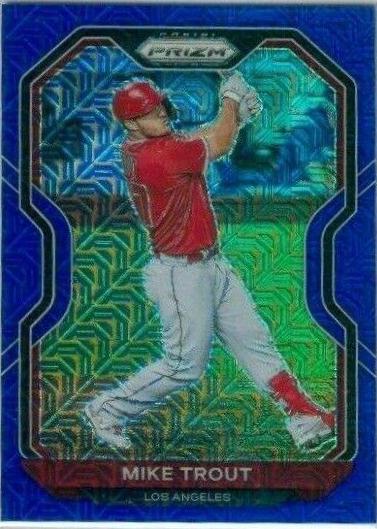 Mike Trout [Blue Mojo Prizm] #173