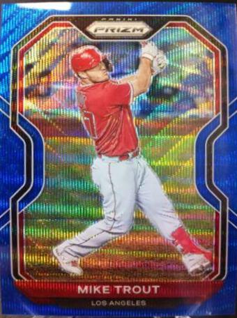 Mike Trout [Blue Wave Prizm] #173