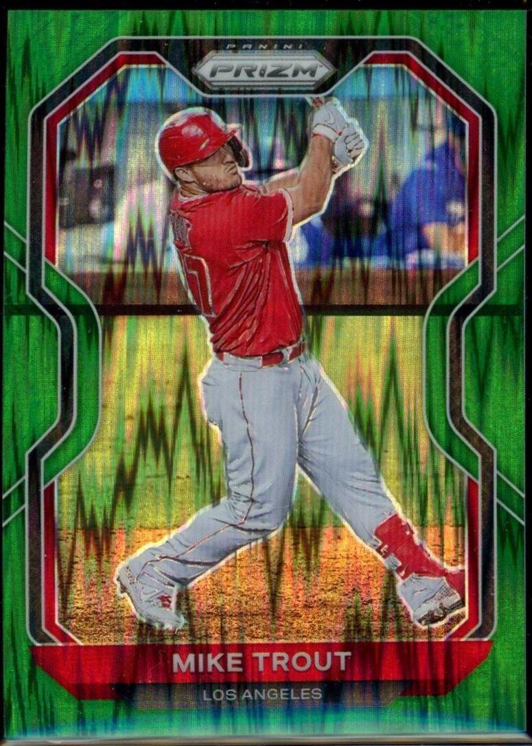 Mike Trout [Forest Green Flash Prizm] #173