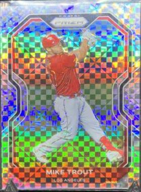 Mike Trout [Power Plaid Prizm] #173