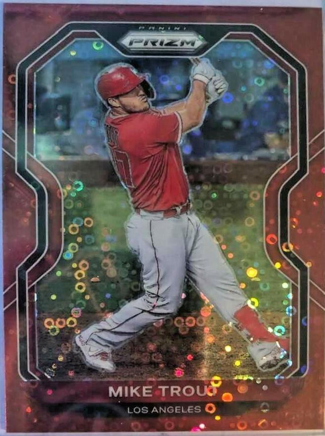 Mike Trout [Red Donut Circles Prizm] #173