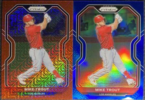 Mike Trout [Red Mojo Prizm] #173