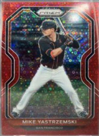 Mike Yastrzemski [Red Donut Circles Prizm] #33
