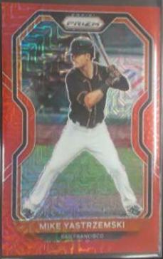 Mike Yastrzemski [Red Mojo Prizm] #33