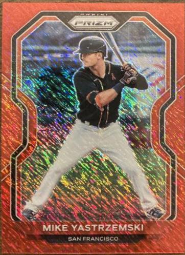 Mike Yastrzemski [Red Shimmer Prizm] #33
