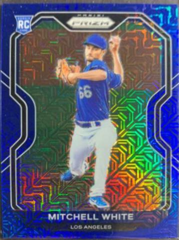 Mitchell White [Blue Mojo Prizm] #129